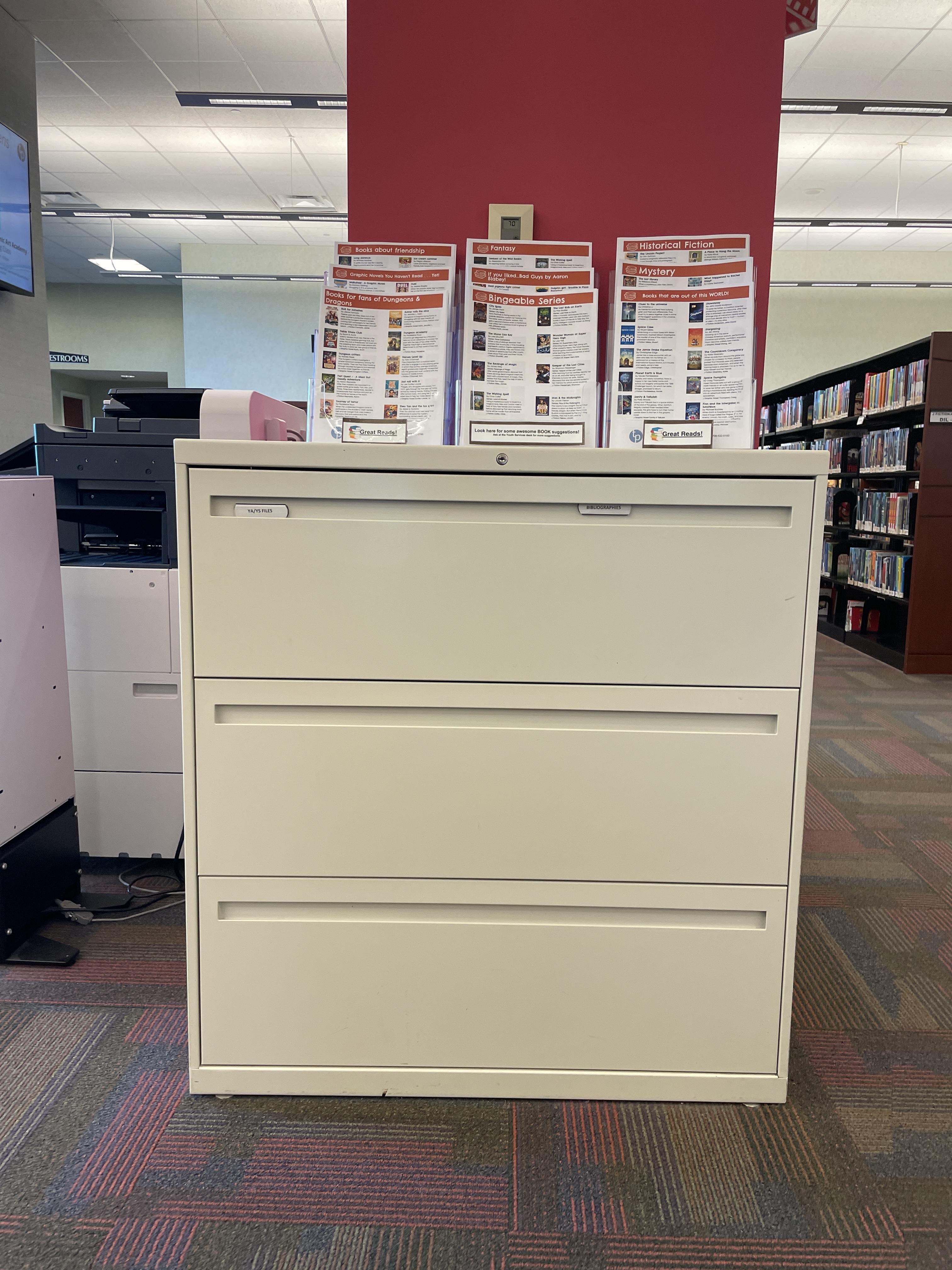 3Drawer Lateral File (7) Reaching Across Illinois Library